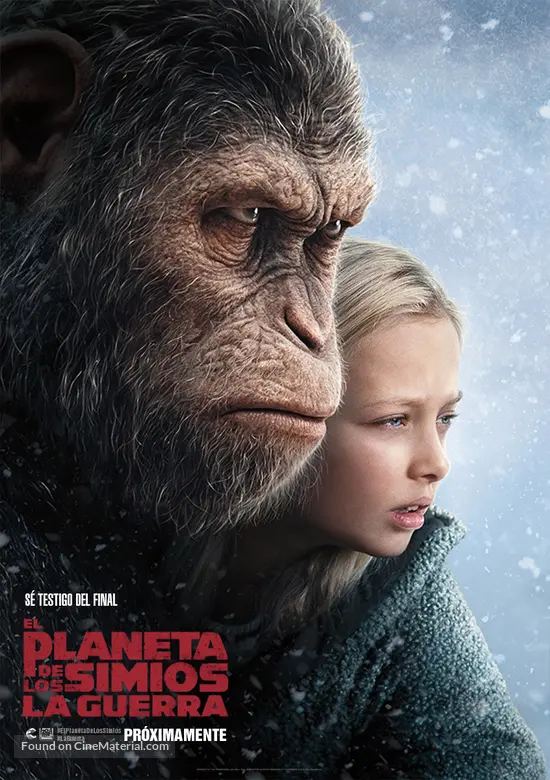 War for the Planet of the Apes - Argentinian Movie Poster