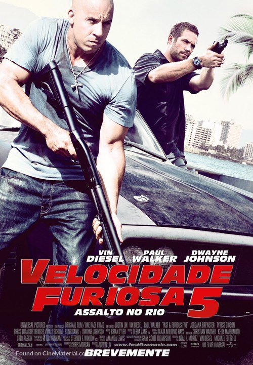 Fast Five - Portuguese Movie Poster