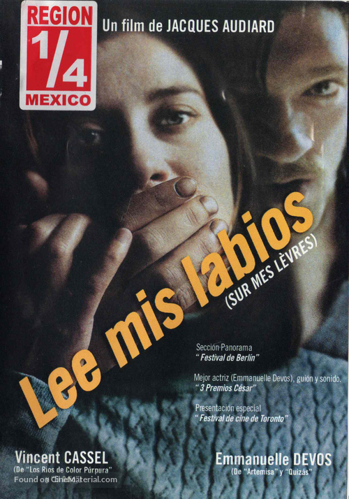 Sur mes l&egrave;vres - Mexican Movie Cover