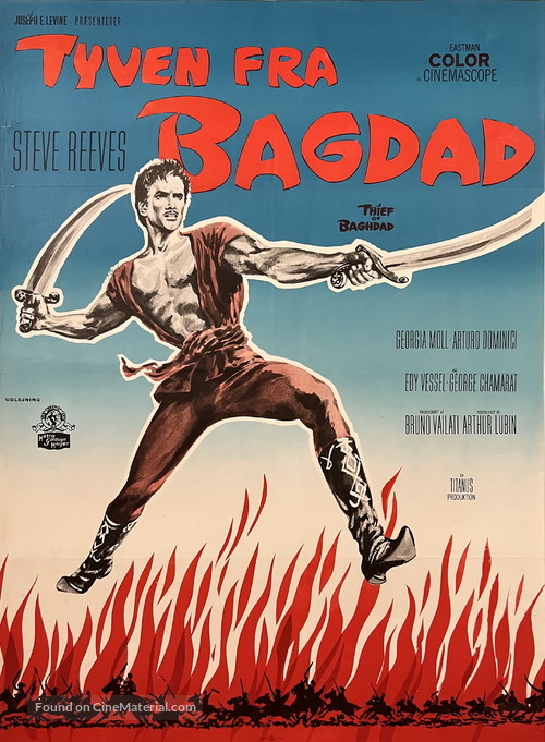 Ladro di Bagdad, Il - Danish Movie Poster
