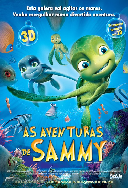 Sammy&#039;s avonturen: De geheime doorgang - Brazilian Movie Poster