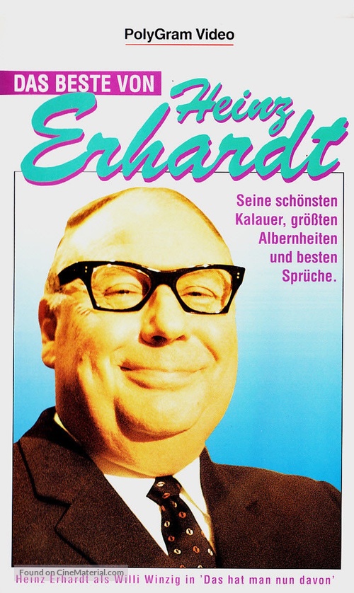Das hat man nun davon - German VHS movie cover