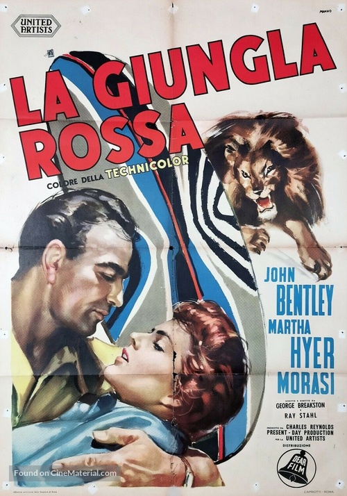 The Scarlet Spear - Italian Movie Poster