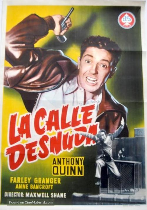 The Naked Street - Spanish Movie Poster