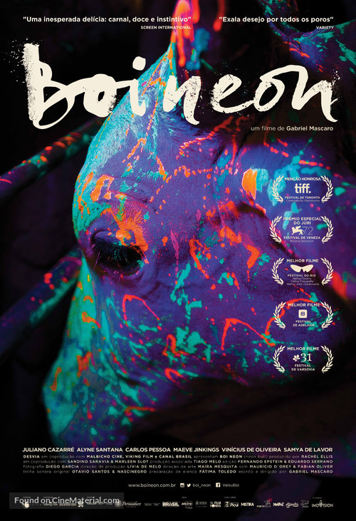 Boi neon - Brazilian Movie Poster