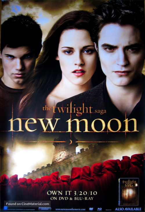 The Twilight Saga: New Moon - Video release movie poster