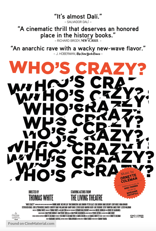 Who&#039;s Crazy? - Re-release movie poster