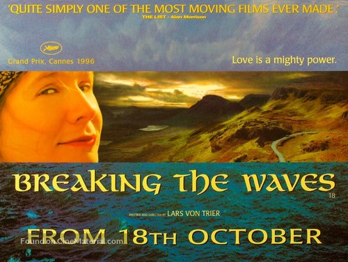 Breaking the Waves - British Movie Poster