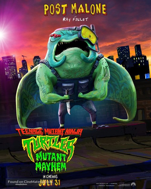 Teenage Mutant Ninja Turtles: Mutant Mayhem - British Movie Poster