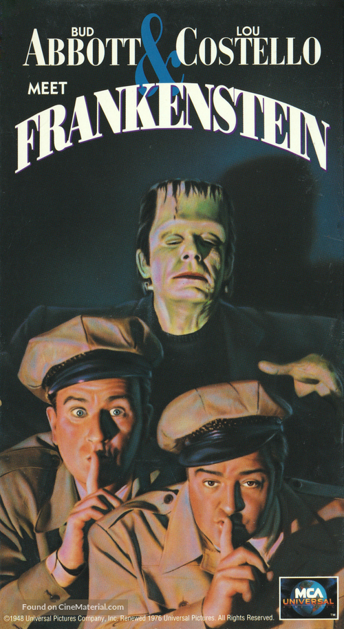Bud Abbott Lou Costello Meet Frankenstein - Movie Cover