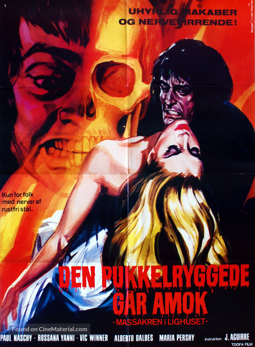 El jorobado de la Morgue - Danish Movie Poster