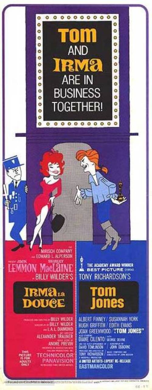 Irma la Douce - Combo movie poster