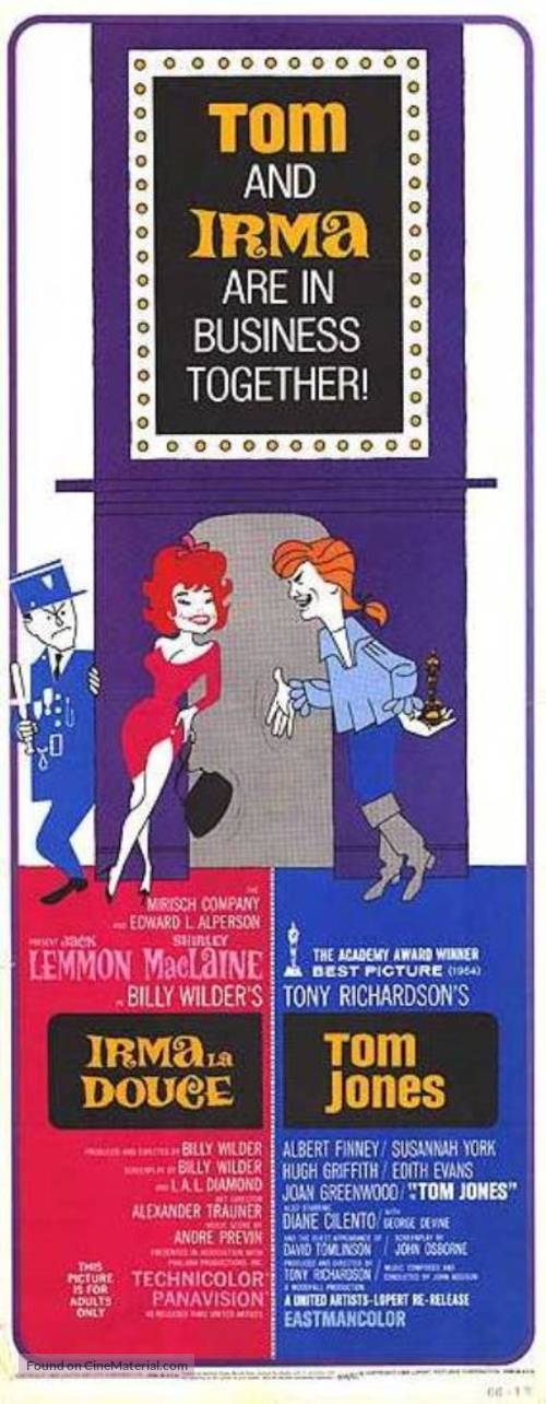 Irma la Douce - Combo movie poster