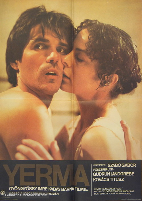 Yerma - Hungarian Movie Poster