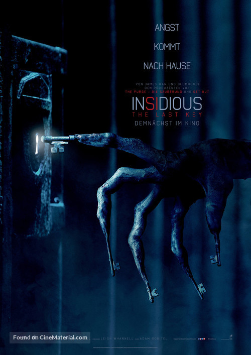 Insidious: The Last Key - German Movie Poster