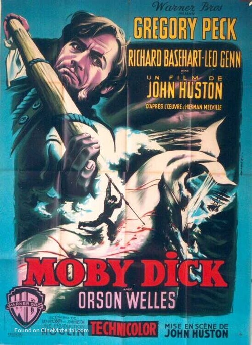 Moby Dick - French Movie Poster