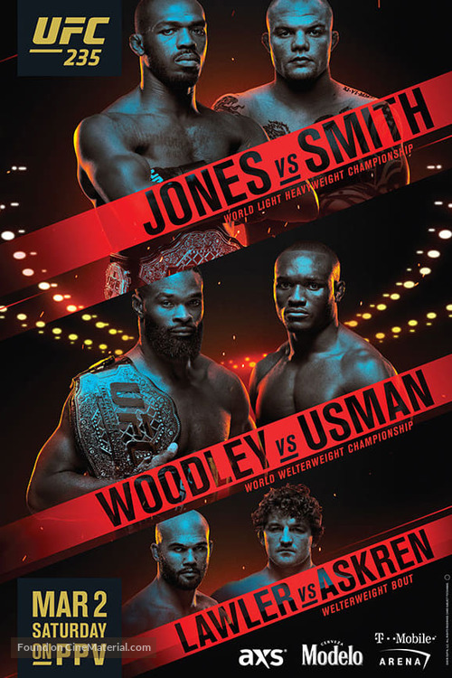 UFC 235: Jones vs. Smith - Movie Poster