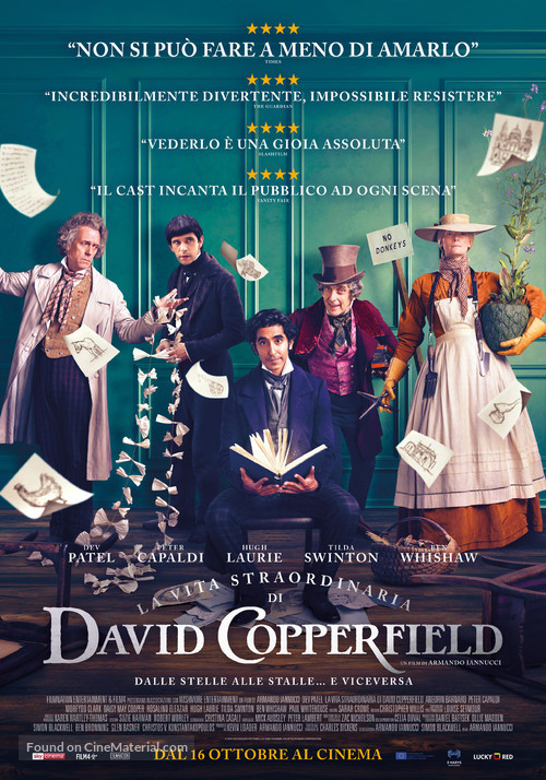 The Personal History of David Copperfield - Italian Movie Poster