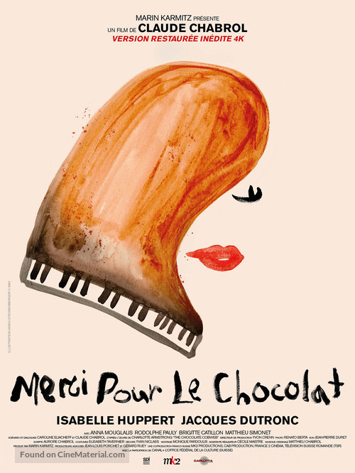 Merci pour le chocolat - French Movie Poster