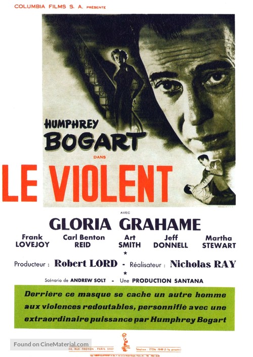 In a Lonely Place - French Movie Poster