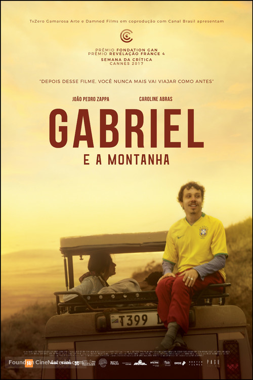 Gabriel e a montanha - Brazilian Movie Poster