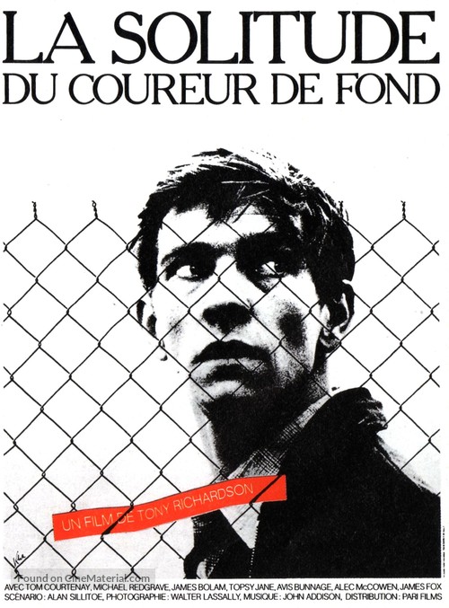 The Loneliness of the Long Distance Runner - French Movie Poster