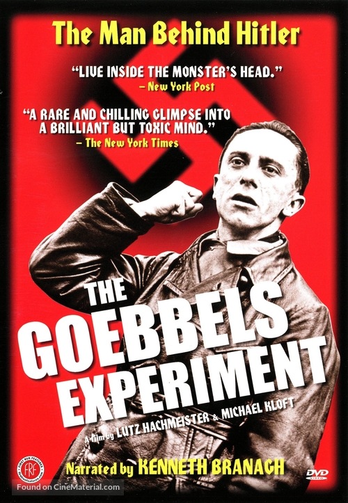 Das Goebbels-Experiment - DVD movie cover