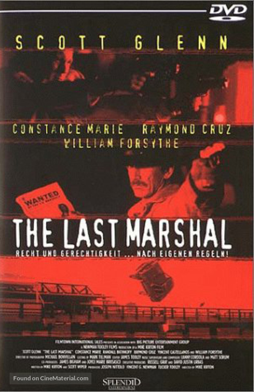 The Last Marshal - German Movie Cover