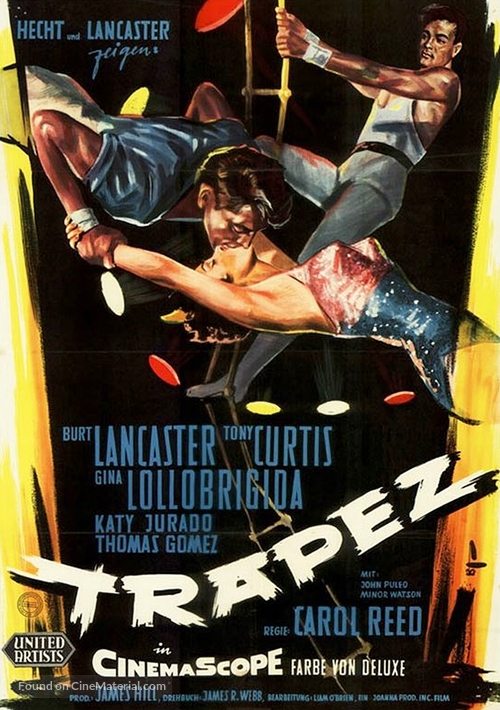 Trapeze - German Movie Poster