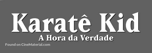 The Karate Kid - Brazilian Logo