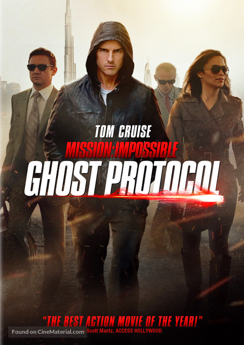 Mission: Impossible - Ghost Protocol - DVD movie cover