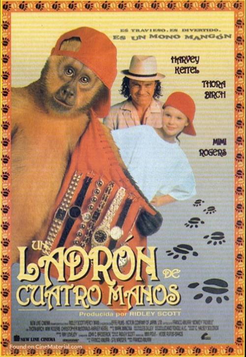 Monkey Trouble - Spanish Movie Poster
