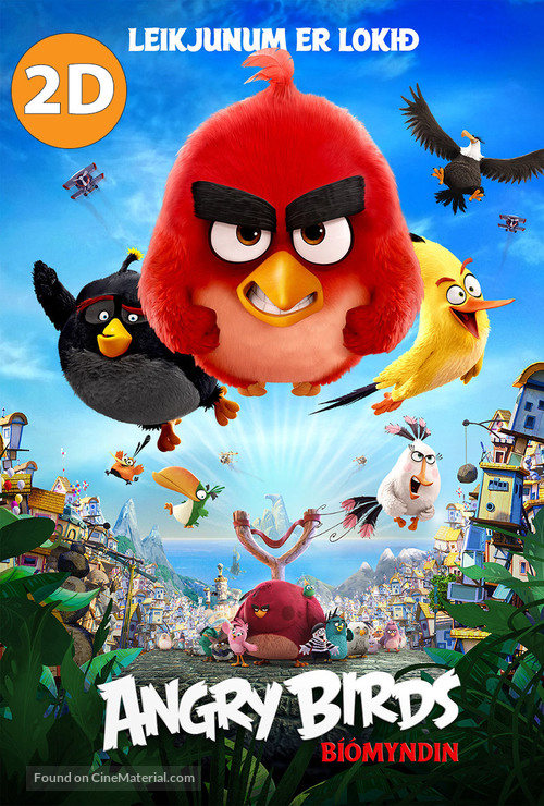 The Angry Birds Movie - Icelandic Movie Poster