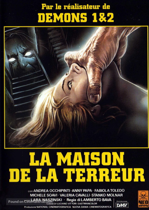 La casa con la scala nel buio - French DVD movie cover