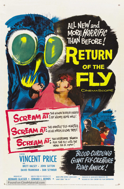 Return of the Fly - Theatrical movie poster