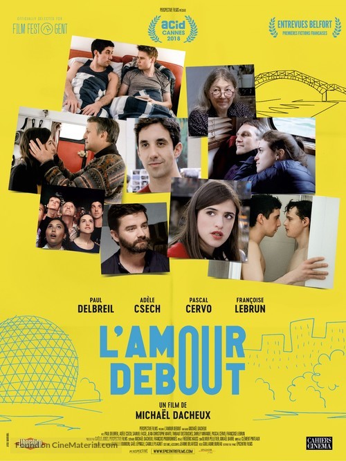 L&#039;amour debout - French Movie Poster