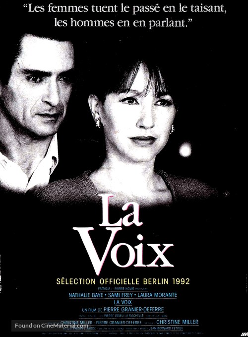 La voix - French Movie Poster