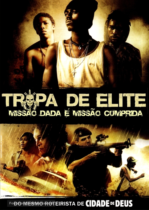 Tropa de Elite - Brazilian DVD movie cover