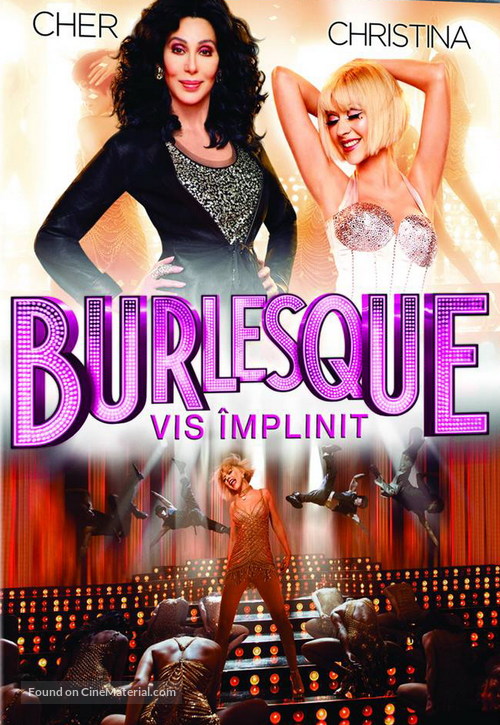 Burlesque - Romanian DVD movie cover