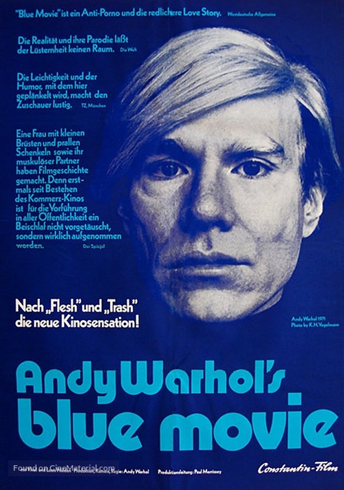 Blue Movie - German Movie Poster