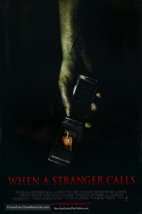 When A Stranger Calls - Movie Poster