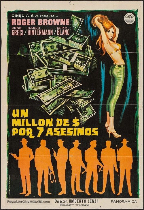 Un milione di dollari per sette assassini - Spanish Movie Poster
