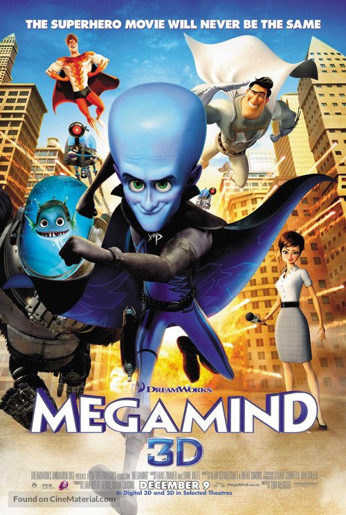 Megamind - New Zealand Movie Poster