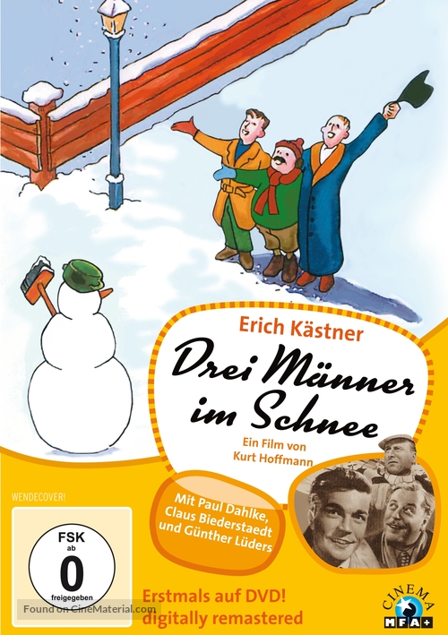Drei M&auml;nner im Schnee - German Movie Cover