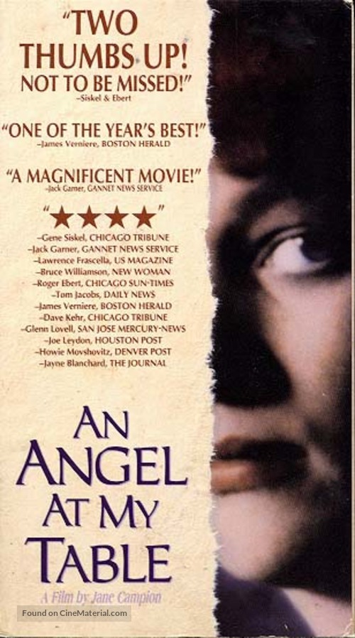 An Angel at My Table - VHS movie cover
