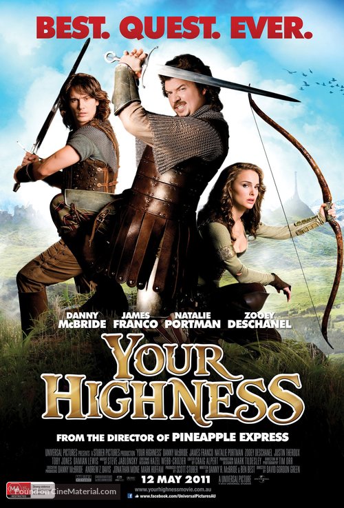 Your Highness - Australian Movie Poster