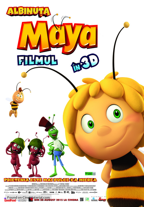 Maya the Bee Movie - Romanian Movie Poster