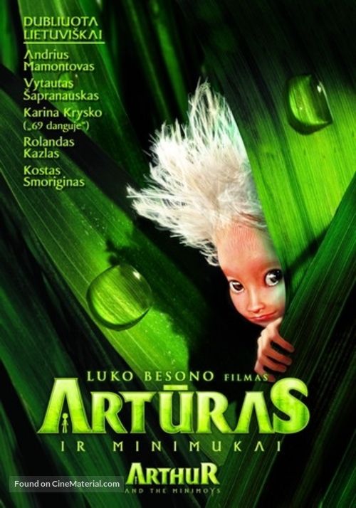 Arthur et les Minimoys - Lithuanian Movie Cover