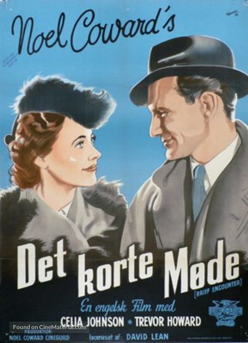 Brief Encounter - Danish Movie Poster