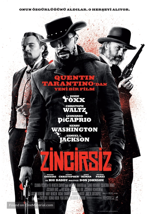 Django Unchained - Turkish Movie Poster